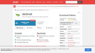 
                            3. AirDroid Download – kostenlos – CHIP
