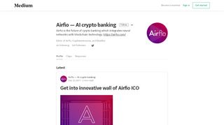 
                            3. Airfio — AI crypto banking – Medium