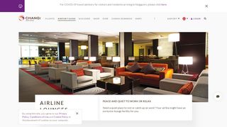 
                            11. Airline lounges - Changi Airport