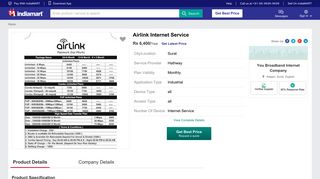 
                            13. Airlink Internet Service in Piplod, Surat | ID: 14093247788 - IndiaMART