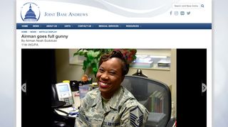 
                            4. Airman goes full gunny > Joint Base Andrews > Article Display