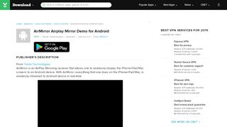 
                            12. AirMirror Airplay Mirror Demo for Android - Free download and ...