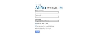 
                            4. Airnet Webmail - Login