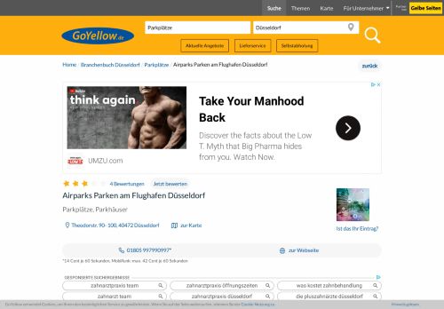 
                            13. ▷ Airparks Parken am Flughafen Düsseldorf in Düsseldorf, Theodorstr ...