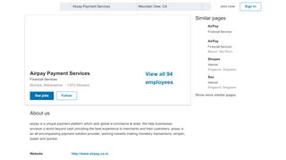 
                            5. Airpay Payment Services | LinkedIn