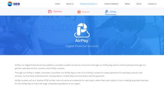 
                            4. AirPay - Sea