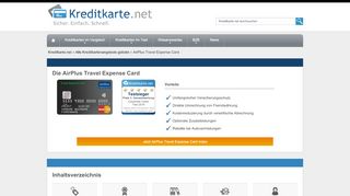 
                            5. AirPlus Travel Expense Card - Kreditkarte.net