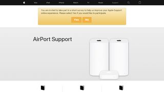 
                            8. AirPort - Official Apple Support