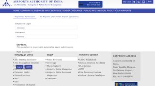 
                            1. Airport Safety User Login | AIRPORTS AUTHORITY OF INDIA - aai