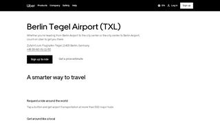 
                            12. Airport Taxi at Berlin Tegel Airport (TXL) | Uber