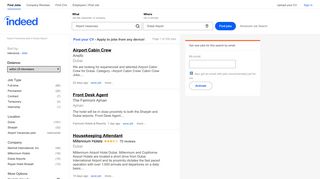 
                            8. Airport Vacancies Jobs in Dubai Airport (with Salaries) | Indeed.ae