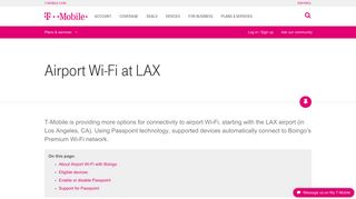 
                            5. Airport Wi-Fi at LAX | T-Mobile Support