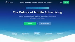 
                            1. Airpush: Mobile Ad Network | Mobile App Monetization