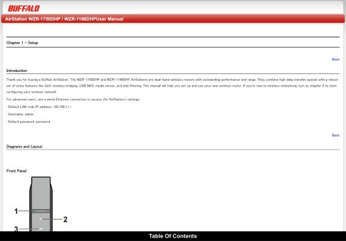 
                            12. AirStation WZR-1750DHP / WZR-1166DHPUser Manual - Buffalo