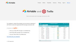 
                            11. Airtable & Twilio Integration - Airtable