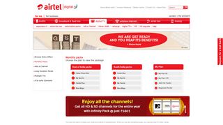 
                            11. airtel Digital TV Monthly Packages | DTH Packs - South India & Rest of ...