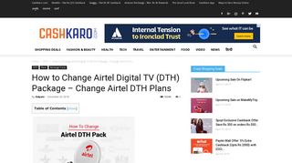 
                            5. Airtel DTH Plan Change: How To Change Package (Pack) in Airtel ...