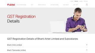 
                            8. Airtel GST Code, Airtel GST Registration Details
