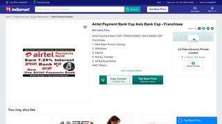 
                            9. Airtel Payment Bank Csp Axis Bank Csp - Franchisee in X, Kolkata, LA ...