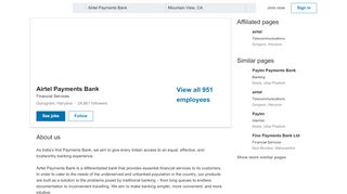 
                            10. Airtel Payments Bank | LinkedIn