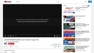 
                            4. ( Airtel ₹PAYMENTS BANK ) How To Reset / Forgot mPin - YouTube