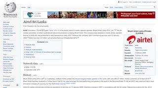 
                            4. Airtel Sri Lanka - Wikipedia