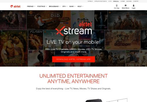 
                            9. Airtel TV App - Watch Live TV, Movies, Shows, Amazon ...