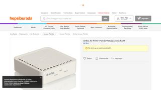 
                            10. Airties Air 4400 1Port 300Mbps Access Point Fiyatı - Hepsiburada