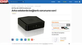 
                            13. AirTies Air 4400 İncelemesi - CHIP Online