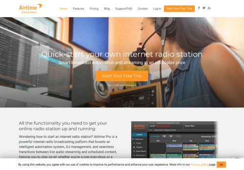 
                            9. Airtime Pro: Quick-Start Your Own Internet Radio Station