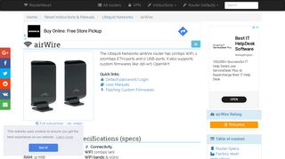 
                            6. airWire Default Password & Login, Manuals, Firmwares and Reset ...