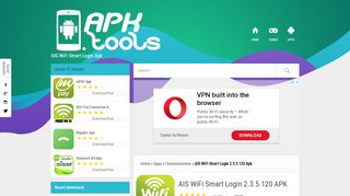 
                            7. AIS WiFi Smart Login 2.3.5.120 Apk (Android 2.2.x - Froyo) | APK Tools