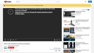 
                            11. AISC Code Checking for Steel Connections - YouTube