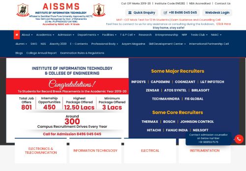 
                            1. AISSMS IOIT - Top Engineering College in Pune - India