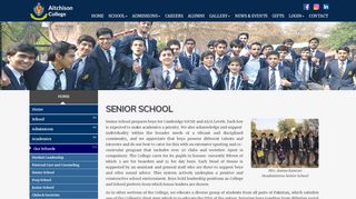 
                            12. Aitchison College:- Senior School
