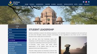 
                            8. Aitchison College:- Student Leadership