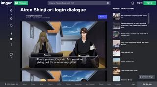 
                            9. Aizen Shinji ani login dialogue - Album on Imgur