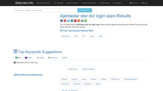 
                            6. Ajantastar star dcr login aspx Results For Websites Listing