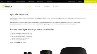 
                            7. Ajax alarmsystem | Secura ApS