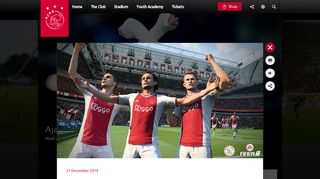 
                            6. Ajax and EA SPORTS FIFA sign official partnership