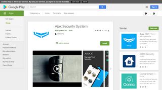 
                            5. Ajax Security System – Apps i Google Play