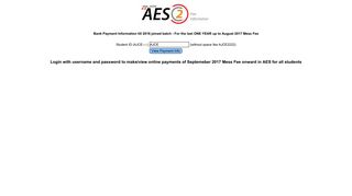 
                            5. AJCE Student Payment info From Bank
