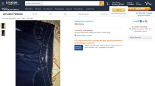 
                            13. Ajio jeans: Amazon.in: Clothing & Accessories