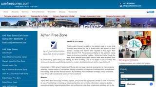 
                            10. Ajman - UAE Free Zones