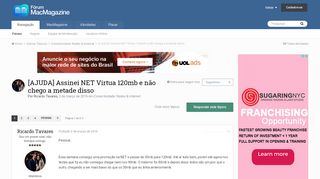 
                            9. [AJUDA] Assinei NET Virtua 120mb e não chego a metade disso ...