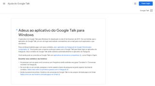 
                            4. Ajuda do Google Talk - Google Support