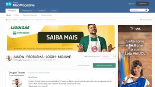 
                            11. AJUDA - PROBLEMA - LOGIN - MOJAVE - [Mac] OS X - MM Fórum