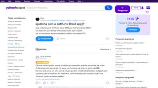 
                            11. ajudinha com o antifurto Droid app]? | Yahoo Respostas