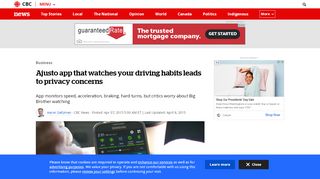
                            8. Ajusto app that watches your driving habits leads to privacy concerns ...