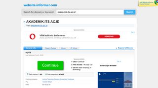 
                            6. akademik.its.ac.id at WI. Selamat datang di Integra-ITS :: Sistem ...